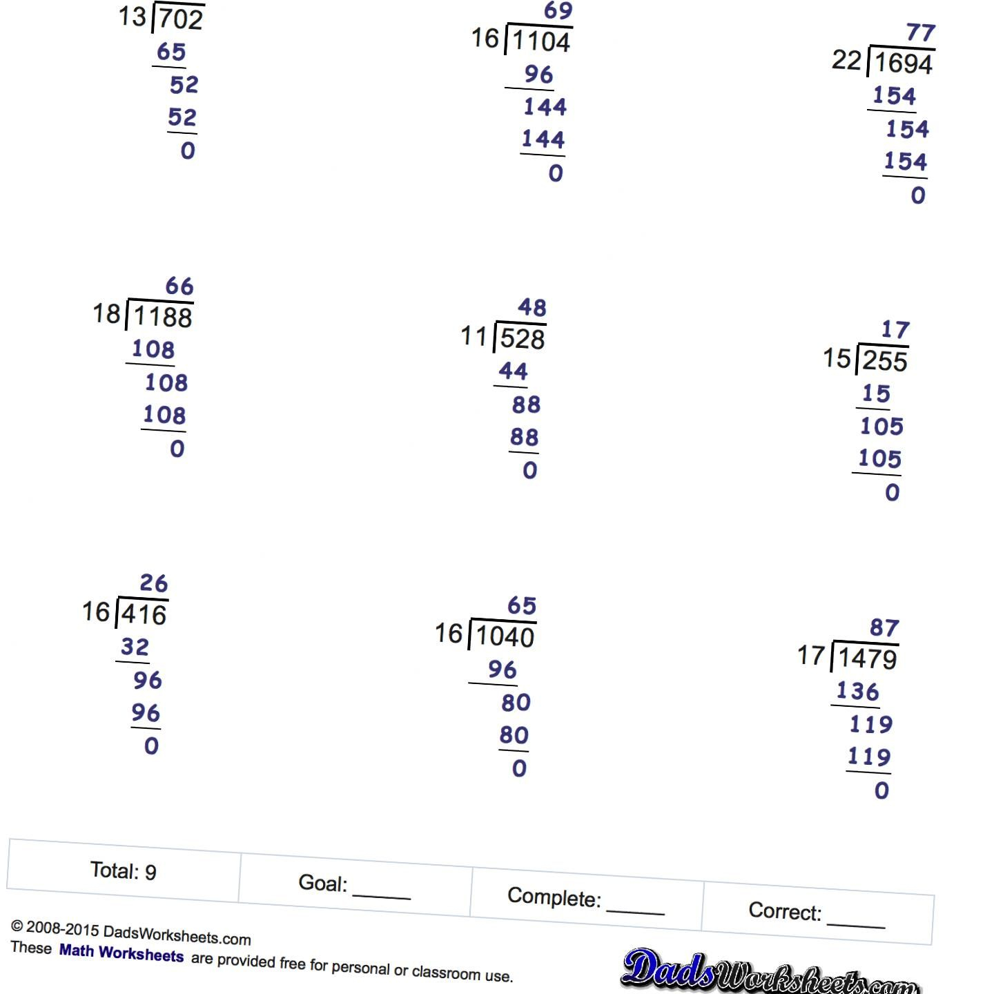 4th Grade Long Division Problems With Answers Thekidsworksheet 4th Grade Long Division Problems With Answers Thekidsworksheet