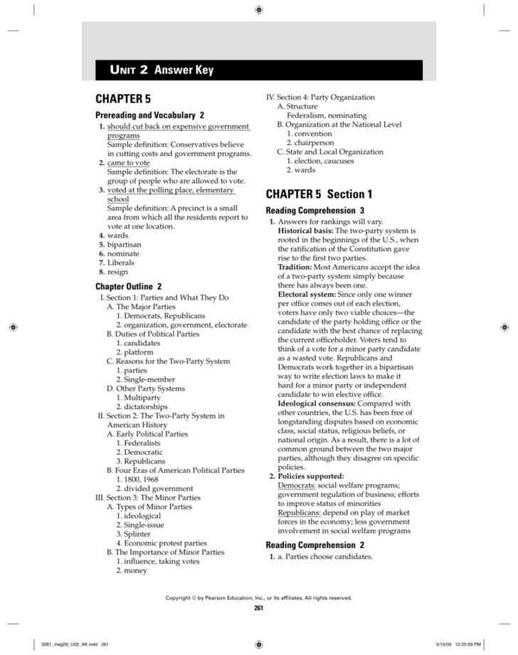 Chapter 4 Section 1 Federalism Powers Divided Worksheet Answer Key Db