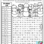 Division Facts Divide To Solve The Problems Then Search For The