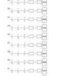 Division Of A Unit Fraction By A Unit Fraction Learning Fractions