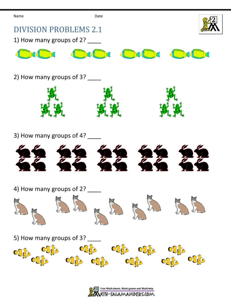  Division With Arrays Worksheet Free Download Gmbar co