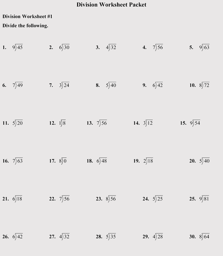 Division With Remainders Worksheet Grade 5 Step By Step Worksheet