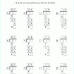 Image Result For Long Division Worksheet Fill In Missing Numbers