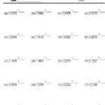 Kumon Division Worksheets