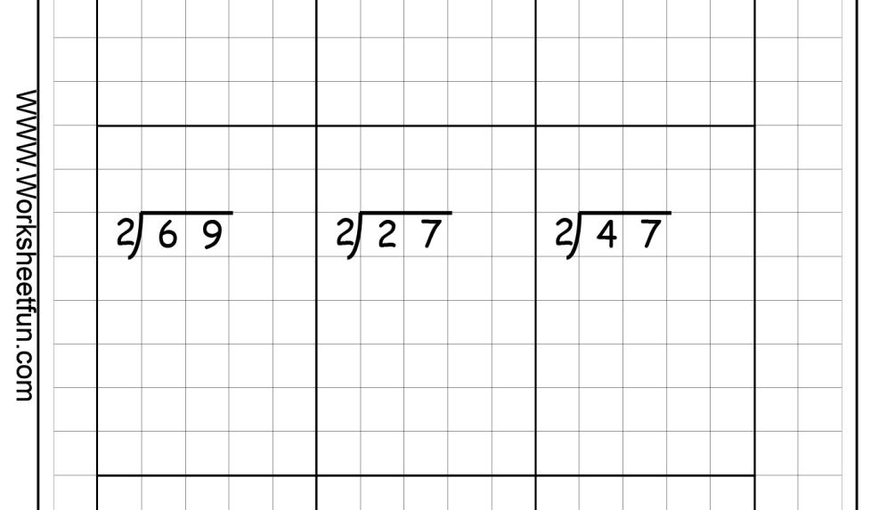 Long Division 2 Digits By 1 Digit With Remainders 8 Worksheets 