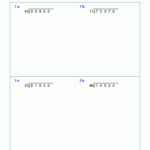Long Division Worksheets For Grades 4 6