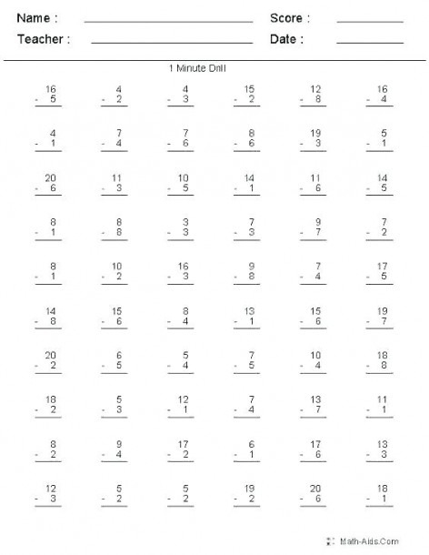 Long Division Worksheets Math Aids