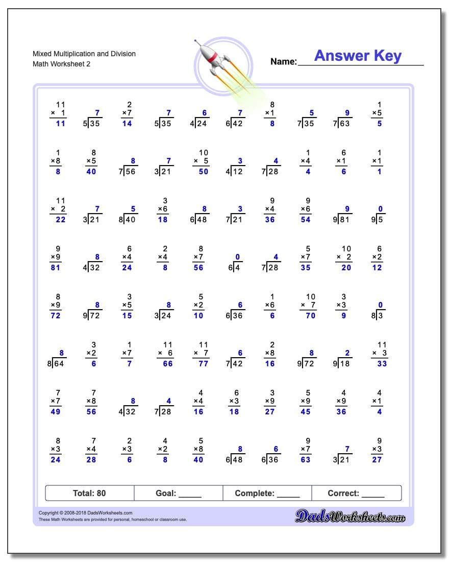 Mixed Multiplication And Division Mixed Multiplication And Division
