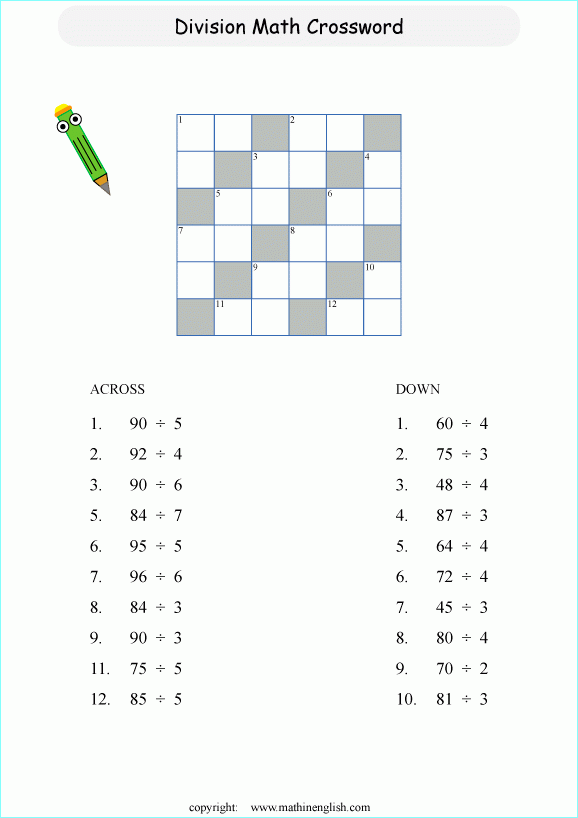 Printable Primary Math Worksheet For Math Grades 1 To 6 Based On The 