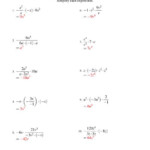 Simplifying Algebraic Expressions With One Variable And Four Terms