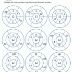 12 Times Tables Worksheets