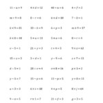 20 Variables Worksheets 5th Grade Simple Template Design