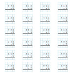 3 Digit By 1 Digit Multiplication With Grid Support A