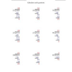3 Digit By 2 Digit Long Division With Remainders And Steps Shown On
