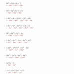 Answer Multiplying Monomials Worksheet Worksheet