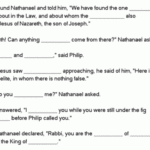 Blank Bible Study Worksheet