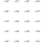 Bus Stop Division Worksheets Bus Stop Division Division Worksheets
