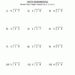 Christmas Long Division Worksheets Christmas Division Coloring Sheets