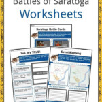 Civil War Map Worksheet The Battles Of Saratoga Facts Worksheets For