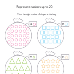 Counting To 20 Worksheets For Preschool Pre K Free Counting To 20