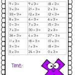Dividing By 3 Worksheet 4 Worksheet