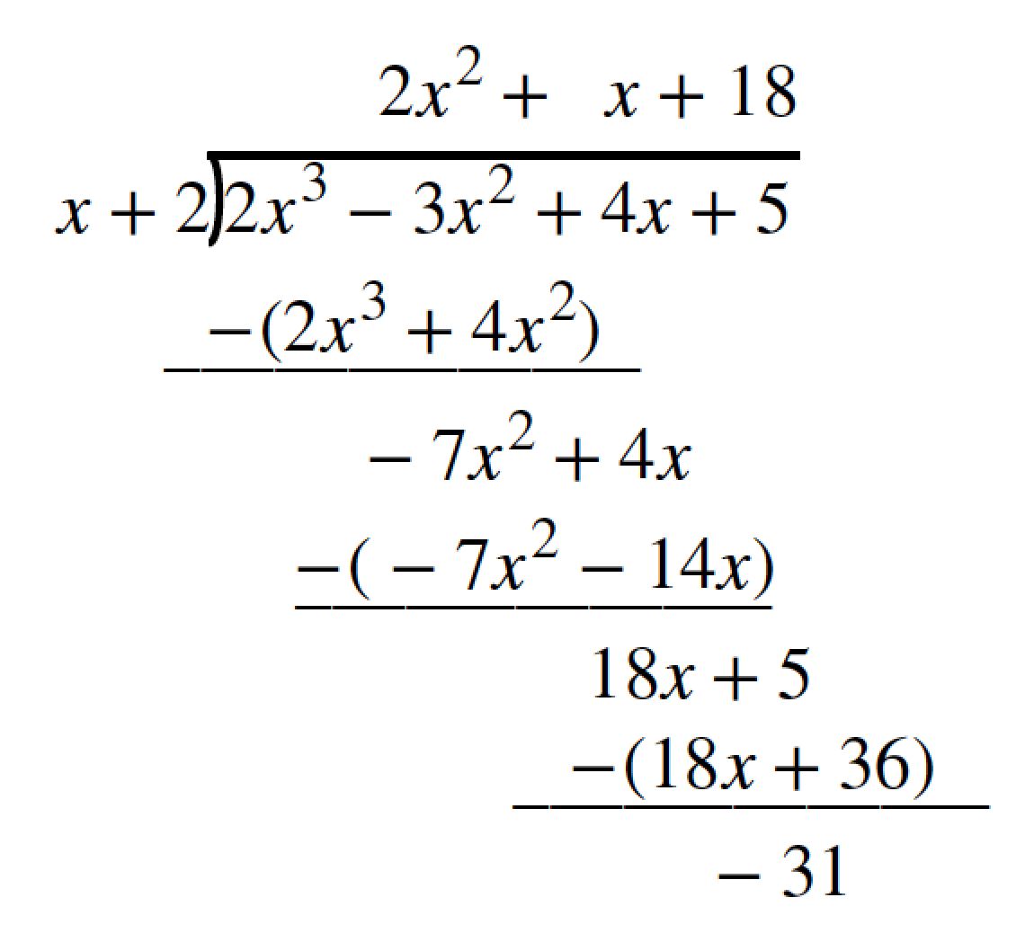 Dividing Polynomials Precalculus Dividing Polynomials Precalculus