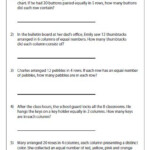 Division Array Models Printable Resources Division Word Problems