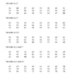 Division Worksheet Divisibility Rules For 2 5 And 10 2 Digit