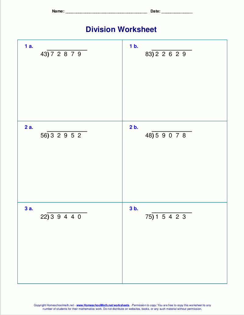 Division Worksheets With Remainders As Decimals Beginner Worksheet