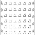Double Digit Multiplication With Regrouping Two Digit Multiplication