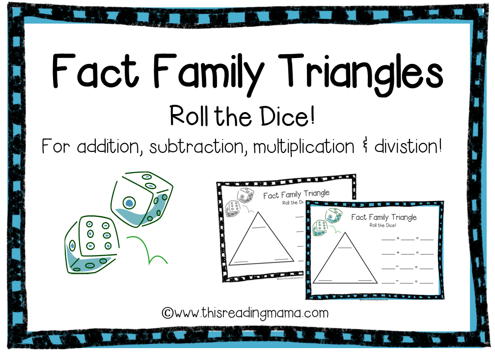 Fact Family Triangles FREE Download