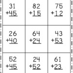 Free 2 Digit Addition Worksheet No Regrouping Math Addition
