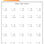 Grade 4 Math Worksheet Addition Part 1 Education PH