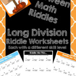 Halloween Long Division Math Riddles Math Math Division Halloween Math