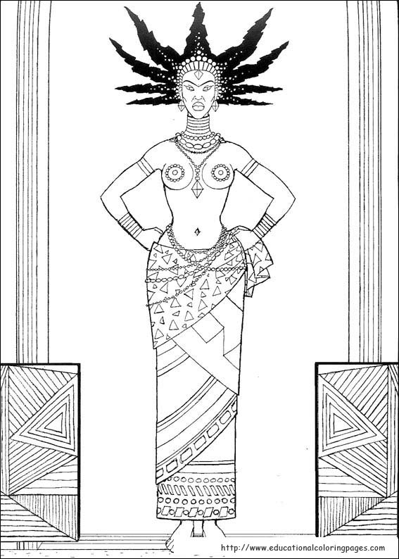 Kirikou Coloring Pages Educational Fun Kids Coloring Pages And 