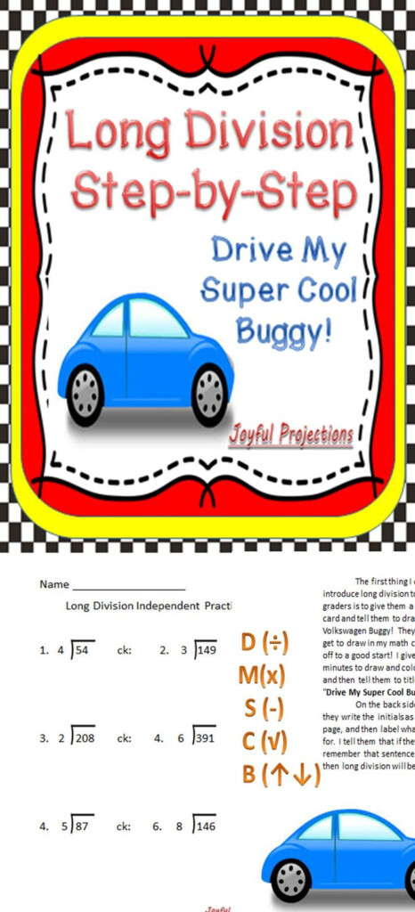 Long Division Made Easy Step By Step Instructions Kids Will Remember 