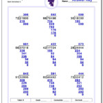 Long Division No Remainder Worksheet 3 Have Fun Teaching Math