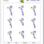Long Division With Negative Numbers