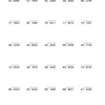 Long Division Worksheet Year 6 Google Search Long Division