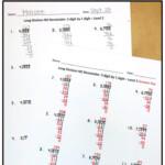 Long Division Worksheets For Morning Work Math Centers And Extra