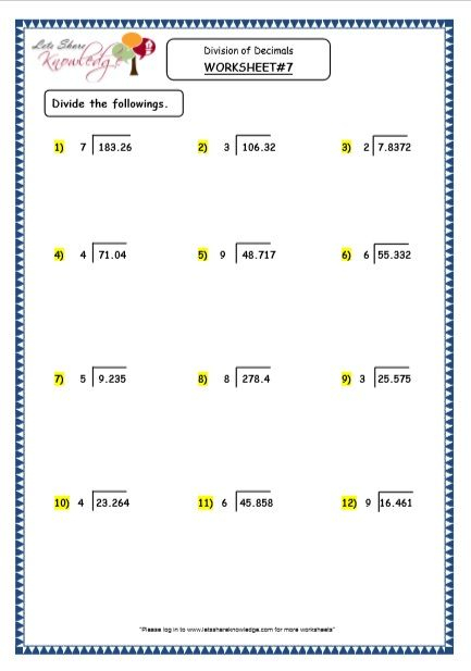 Math Worksheet For Grade 4 Division Schematic And Wiring Diagram Math Worksheet For Grade 4 Division Schematic And Wiring Diagram