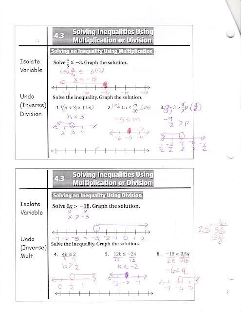 Ms Jean s Classroom Blog Math 7 4 3 Solving Inequalities Using 