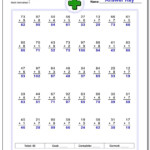 Multi Digit Addition Worksheets