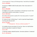 Multiplication Word Problem Worksheets 3rd Grade