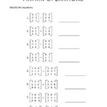 Need Practice With Matrix Operations Print Out This Worksheet And