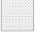 Number Sheet 1 100 To Print 100 Chart Printable Number Chart