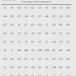 Printable Division Worksheets for Grade 4 6 Free Downloads