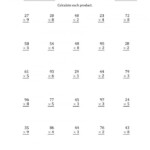 Two Digit Multiplication Worksheets 99Worksheets