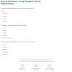 Units Of Measurement Practice Test Worksheets 99Worksheets