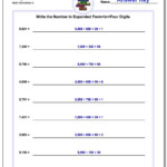 Write Numbers In Expanded Form